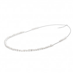 Colier lung 85 cm cu perle naturale si argint DiAmanti 194-70-G (Argint 925‰ 4,3 g.)